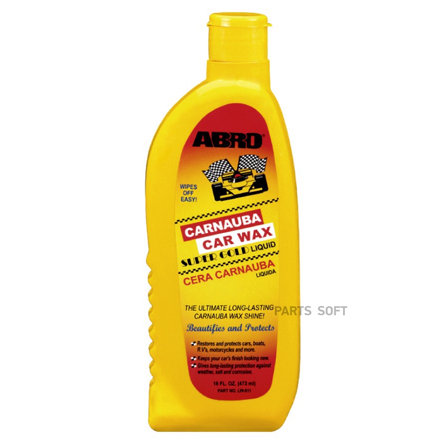 Воск жидкий "ABRO" (473 мл) (с карнаубой) - ABRO None None